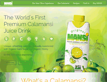 Tablet Screenshot of drinkmansi.com